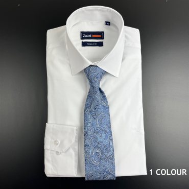 Peter England Tailored Fit Solid Shirts